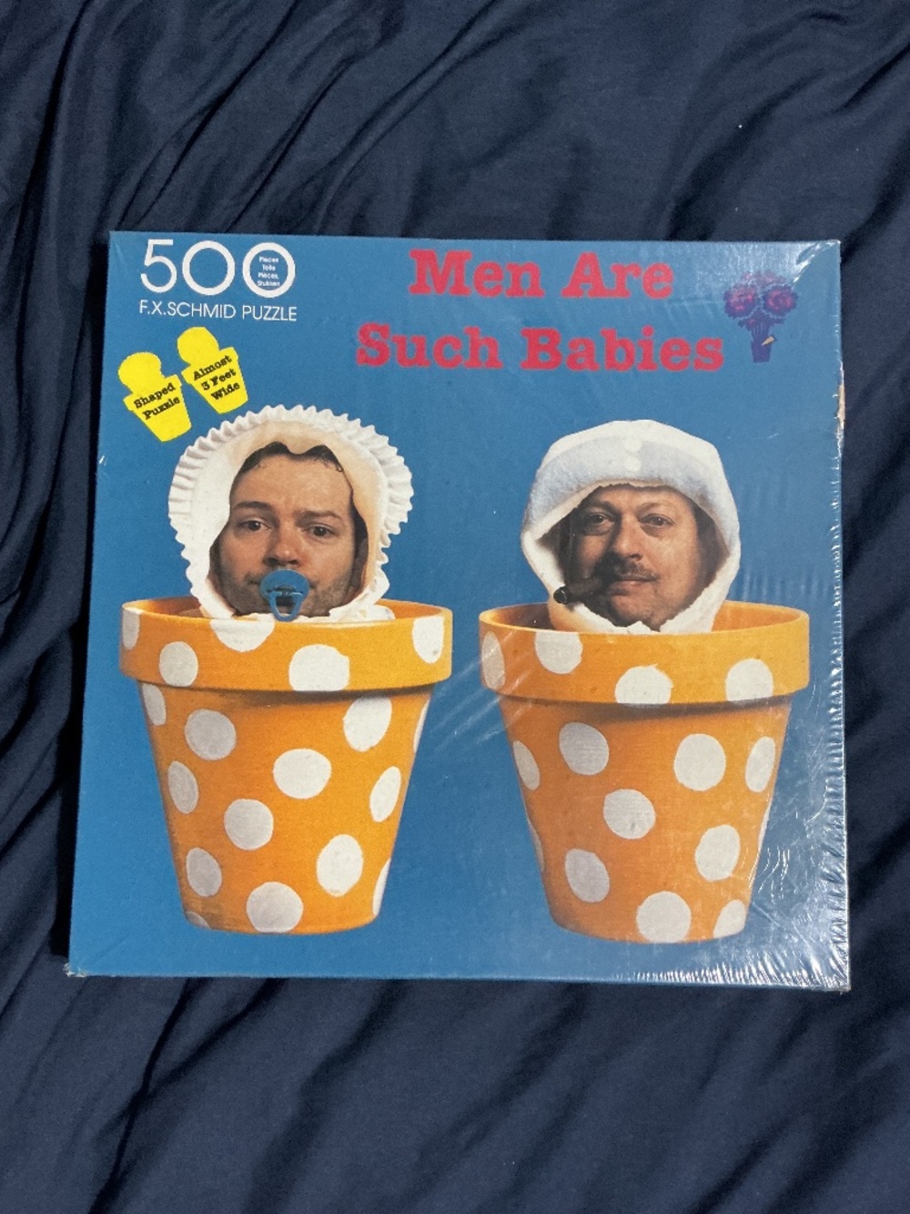 BRAND NEW SEALED F. X. Schmid Puzzle MEN ARE SUCH BABIES Michael Patrick